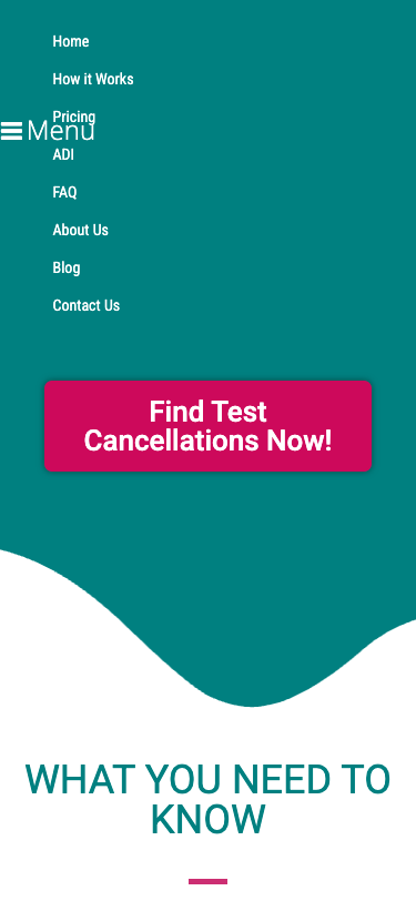 Find Me A Driving Test mobile